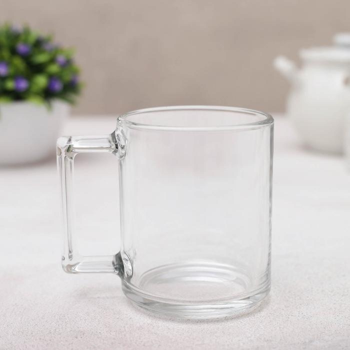 Кружка стеклянная «Фитнес», 250 мл Кружка стеклянная «Фитнес», 250 мл