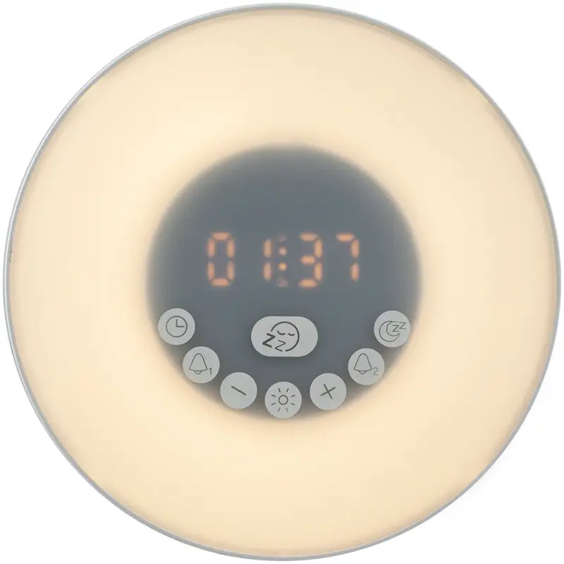 Лампа-колонка dreamTime для пробуждения светом и музыкой, белая