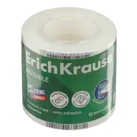 Набор из клейких лент ErichKrause Invisible, 12 мм &times; 20 м, невидимая