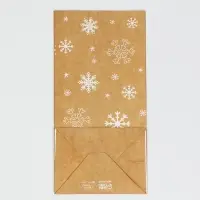 Пакет без ручек «С Новым годом! Радости и счастья!», 10 х 19.5 х 7 см