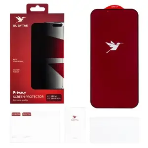 Защитное стекло для iPhone 13 Pro Max/14 Plus RUBYTAK Privacy