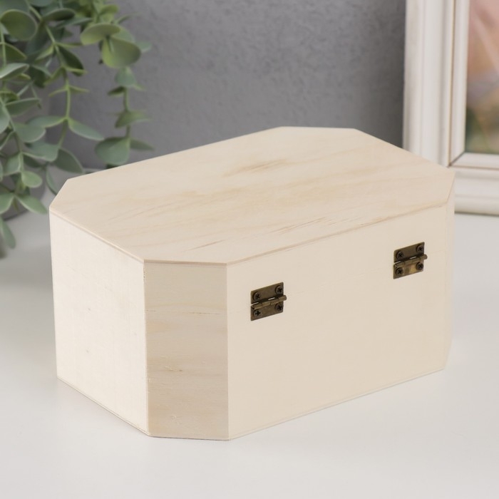 Шкатулка дерево под роспись Шкатулка дерево под роспись "Многогранник" набор 3 шт 12х7х5 15х10х7 18х13х9 см