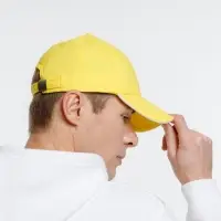 Бейсболка Spiker, желтая с белым