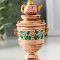 Фигурка гипс &laquo;Самовар&raquo;, 12&times;6&times;6.5 см