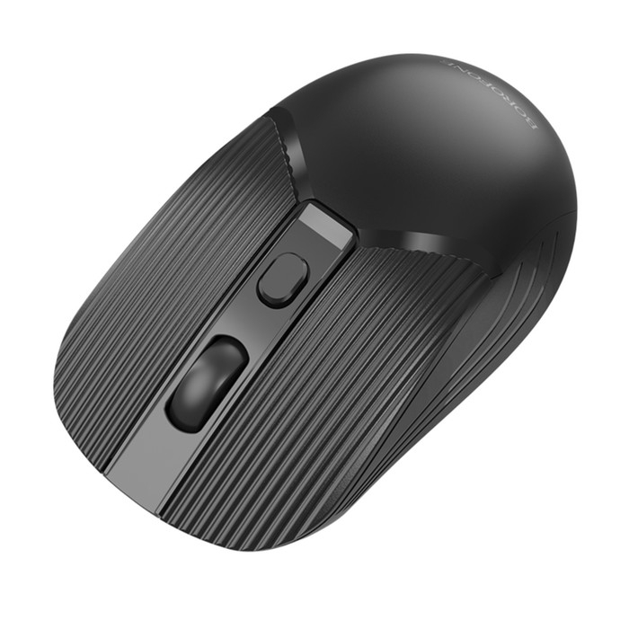 Мышь Borofone BG5, беспроводная, оптическая, 1600 dpi, от одной батарейки ААА, чёрная Мышь Borofone BG5, беспроводная, оптическая, 1600 dpi, от одной батарейки ААА, чёрная
