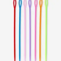 Набор игл для сшивания пряжи/шерсти, d=2.05/3.05 мм, 7/9/15 см, 6 шт., разноцветный