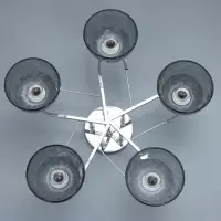 Светильник потолочный BayerLux &laquo;Аквила&raquo;, 5&times;Е27, 40 Вт, хром, 45&times;15&times;22 см