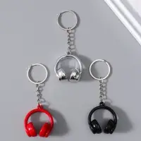 Брелок пластик "Наушники" МИКС 4х3,7х2 см