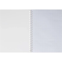 Бизнес-тетрадь Flakes pink обложка УФ лак, спираль, А5, 48л, клетка