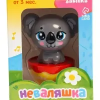 Игрушка детская, неваляшка &laquo;Коала&raquo;, серый