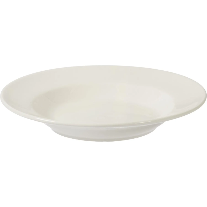 Тарелка глубокая Makalu,&nbsp;&nbsp; D203мм, фарфор, белая 6шт/уп