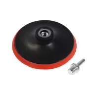 Насадка с липучкой для дрели и УШМ ЛОМ, М14, с адаптером, 125 мм