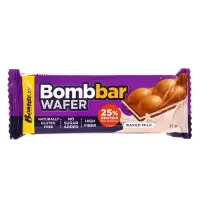 ТМ "BOMBBAR" Батончик вафельный с молочно-ореховой пастой со вкусом "Топленого молока" 32 г