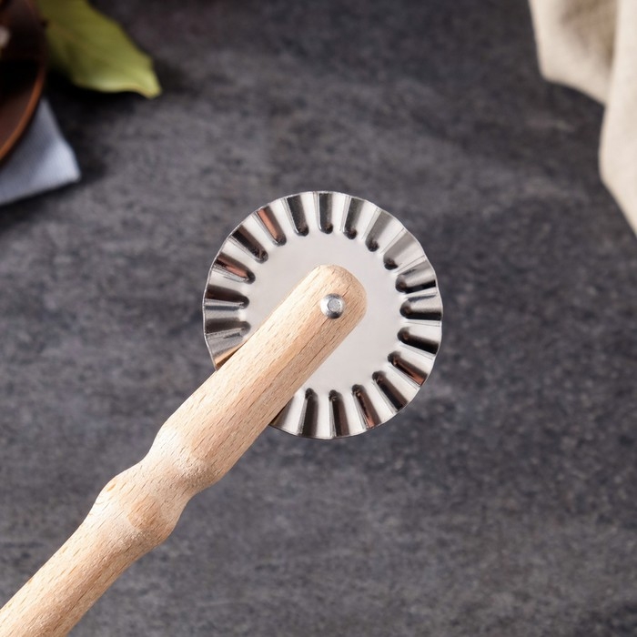 Нож для пиццы, 18 см, деревянная ручка Нож для пиццы, 18 см, деревянная ручка