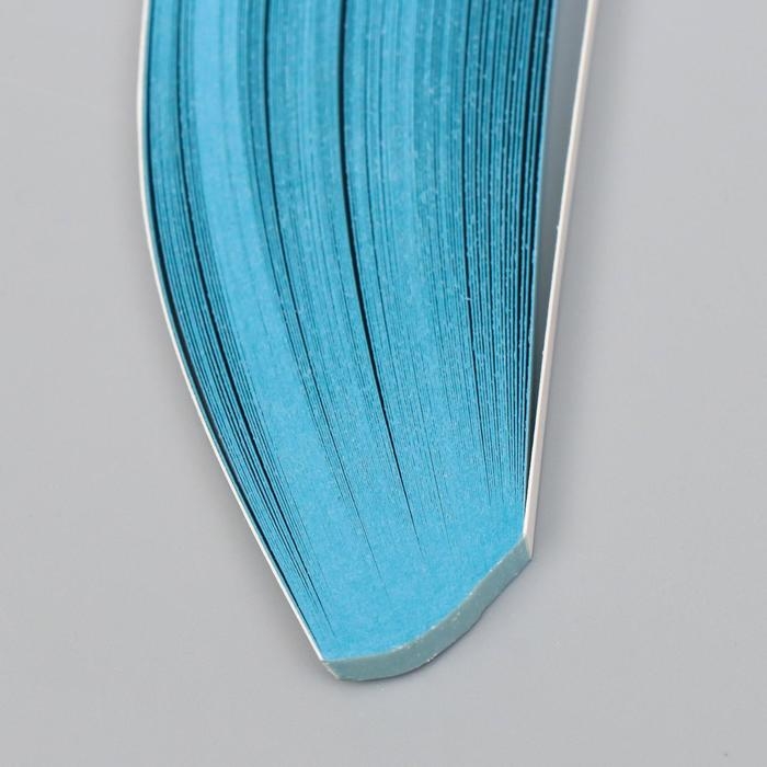 Полоски для квиллинга 120 полосок плотность 120 гр Полоски для квиллинга 120 полосок плотность 120 гр "Синие" ширина 0,5 см длина 53 см