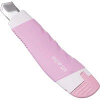 Нож универсальный Attache 18 мм пласт со встав мет направл. роз