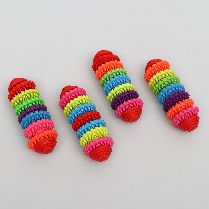 Игрушка жевательная суперпрочная Игрушка жевательная суперпрочная "Шестеренки", 7 колец, 14 см,