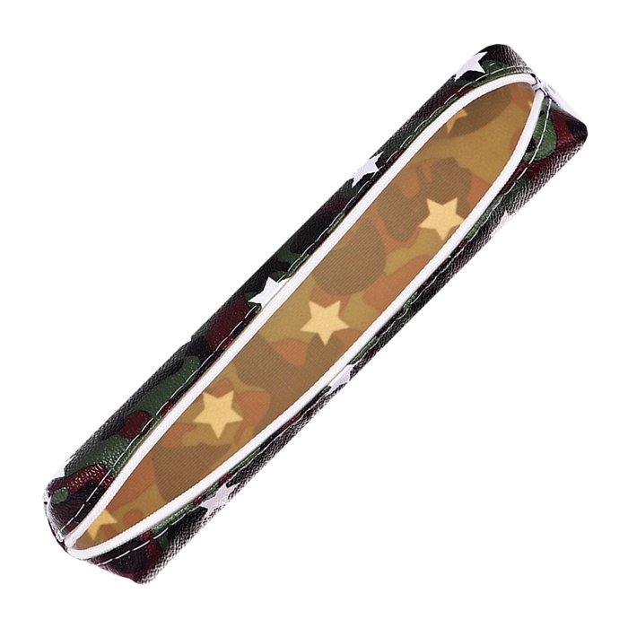 Пенал школьный «Миллитари», на молнии, МИКС Пенал школьный «Миллитари», на молнии, МИКС