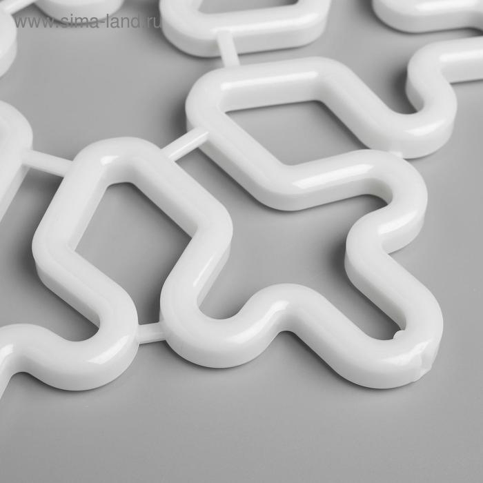 Светодиодная фигура «Снежинка» 30 см, пластик, 220 В, свечение белое Светодиодная фигура «Снежинка» 30 см, пластик, 220 В, свечение белое