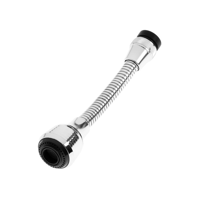 Аэратор ZEIN, регулировка потока, на гибком шланге, 160 мм, универсальный, пластик Аэратор ZEIN, регулировка потока, на гибком шланге, 160 мм, универсальный, пластик