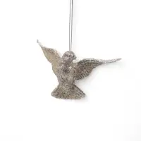 Ёлочное украшение &laquo;Праздничное сияние&raquo; голубка, 8&times;11 см, золото