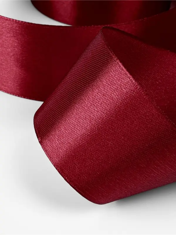 Лента атласная, 40 мм, 23&plusmn;1 м, бордовая №37