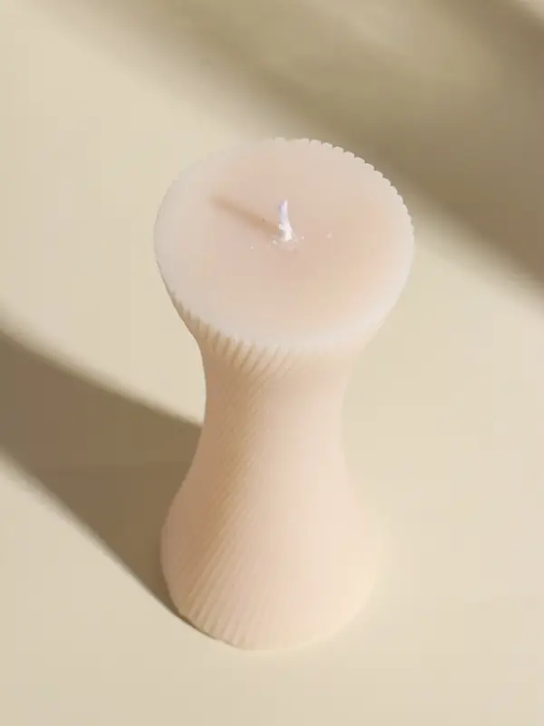 Свеча интерьерная Свеча интерьерная "Талия" нежно-розовая 5,8х5,8х13,2 см