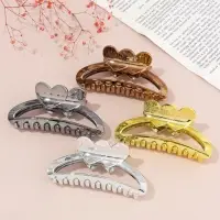 Краб для волос &laquo;Пеги&raquo; дуэт сердец, 13&times;5.5 см, микс