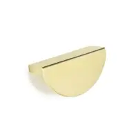 Ручка-скоба CAPPIO H002GP полукруглая, алюминий, L=78 мм, м/о 64 мм, цвет золото