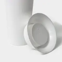 Ваза для цветов, 3 л, d=19 см, h=33 см, пластиковая, белая