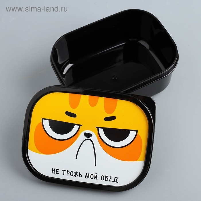 Ланч - бокс прямоугольный &laquo;Не трожь мой обед&raquo;, 500 мл