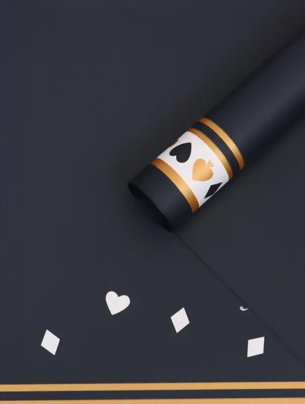 Пленка для цветов, &laquo;Удача&raquo;, тёмно-синий, 57&times;57 см