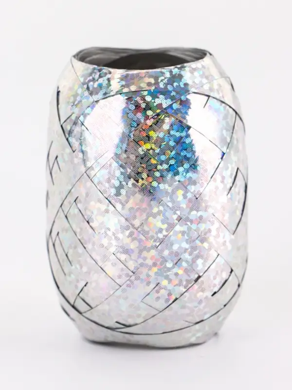 Лента упаковочная голографическая, для воздушных шаров и подарков, ассорти, набор 6 шт., 0.5 см &times; 10 м