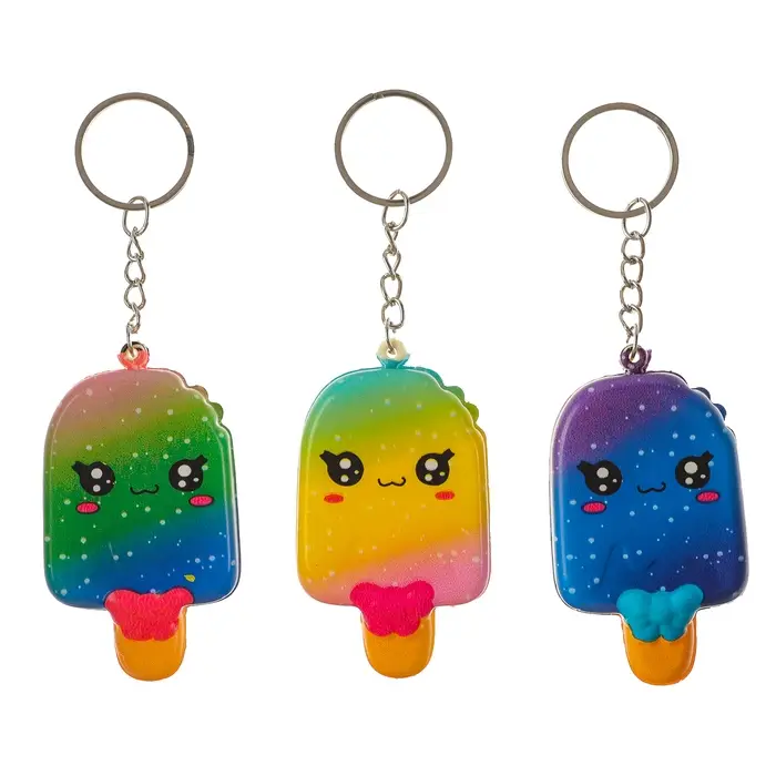 Мялка-сквиш «Эскимо», на брелоке, цвета МИКС Мялка-сквиш «Эскимо», на брелоке, цвета МИКС