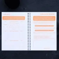 Дневник тренировок &laquo;Собственный челлендж&raquo; на пружине, 25 листов