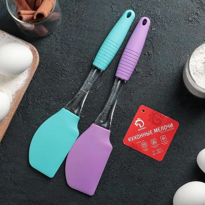 Лопатка Доляна «Про», 25,5 см, цвет МИКС Лопатка Доляна «Про», 25,5 см, цвет МИКС