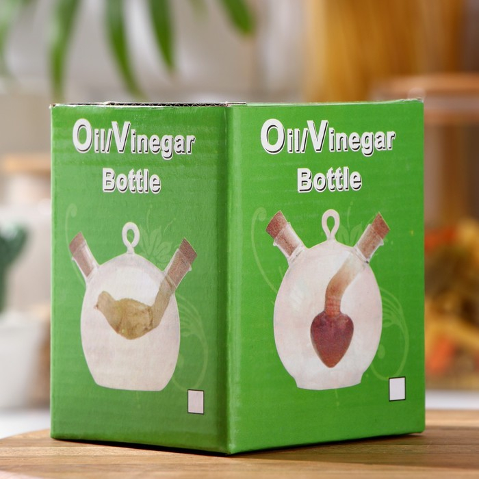 Бутыль стеклянная для соусов и масла 2 в 1 &laquo;Фьюжн. Сфера&raquo;, 180/70 мл, 8&times;8&times;8,5 см