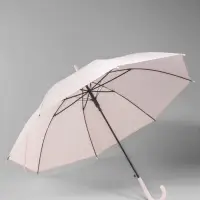 Зонт - трость полуавтоматический &laquo;Пастель&raquo;, 8 спиц, R=47/55 см, d=94 см, МИКС