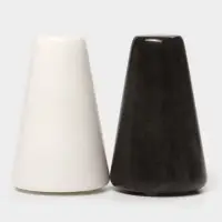 Набор для специй Magistro Black&White, 2 предмета: солонка, перечница, мрамор, белый, чёрный