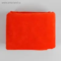 Ткань для рукоделия, велюр на трикотажной основе, красная, лоскут 45&times;50 см
