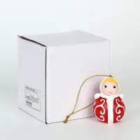 Ёлочная игрушка, полистоун &laquo;Неваляшка&raquo;, набор 5 шт.