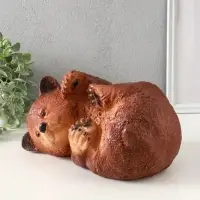 Копилка "Мишка лёжа" 15х28 см, цветной Копилка "Мишка лёжа" 15х28 см, цветной