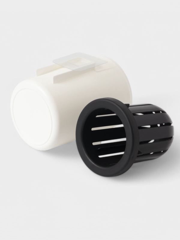 Комплект для туалета гибкий с подставкой, цвет белый