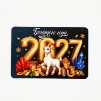 Магнит новогодний &laquo;2027 Богатого года&raquo;