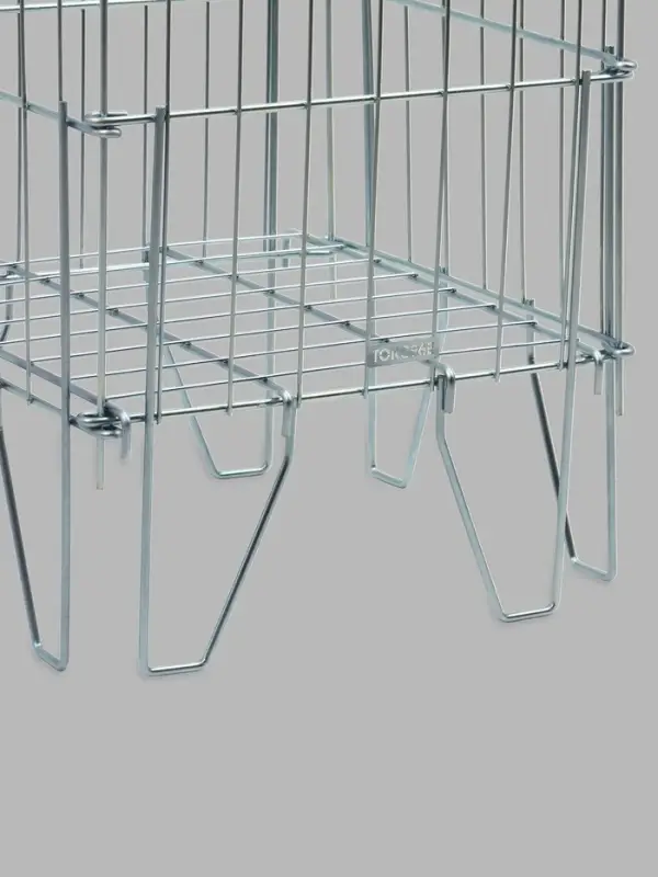 Корзина для распродаж 40х40х75 см , цвет хром Корзина для распродаж 40х40х75 см , цвет хром