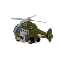 Вертолёт военный "Импульс", инерционный, со светом и звуком 61830