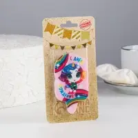 Свеча для торта «Радужная пони», розовая, 6.5 см Свеча для торта «Радужная пони», розовая, 6.5 см