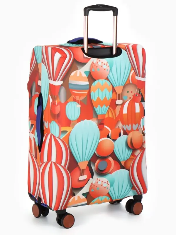 Чехол для чемодана &laquo;Воздушные шары&raquo;, 28", разноцветный