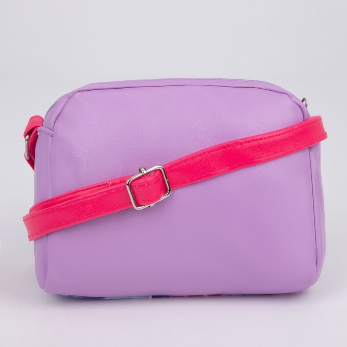 Сумка детская «Единорог и фея» из эко-кожи, на ремешке, 15х12х3 см