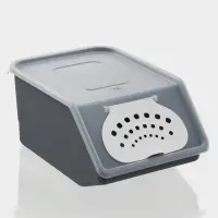 Контейнер для овощей, 7.6 л, 32.3&times;22&times;14.8 см, пластик, МИКС